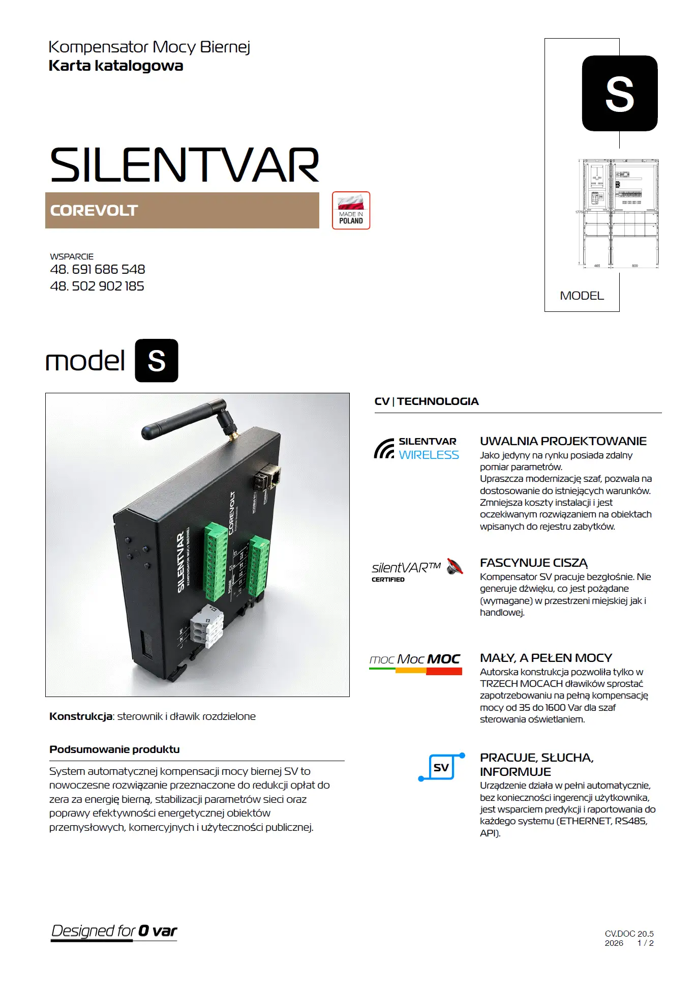 Silentvar model S