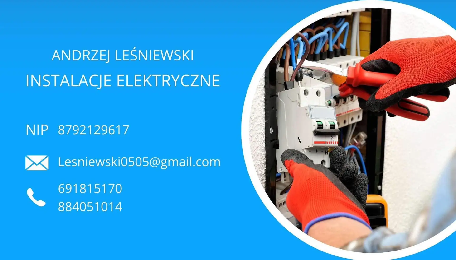 Logo Andrzej Leśniewski Instalacje elektryczne